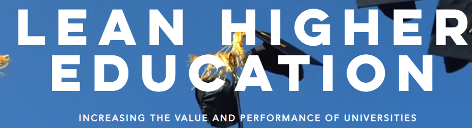 Image of the lean higher education webpage